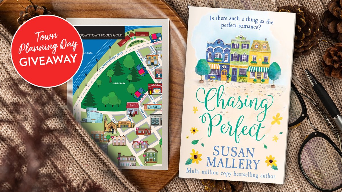 ✨ GIVEAWAY ✨

To celebrate #TownPlanningDay, we're giving away FIVE copies of Chasing Perfect by <a href="/SusanMallery/">Susan Mallery</a>!

Starring Charity, the town planner of Fool's Gold (map below!) 

To enter this #competition
✅ Like this tweet
✅ Follow us