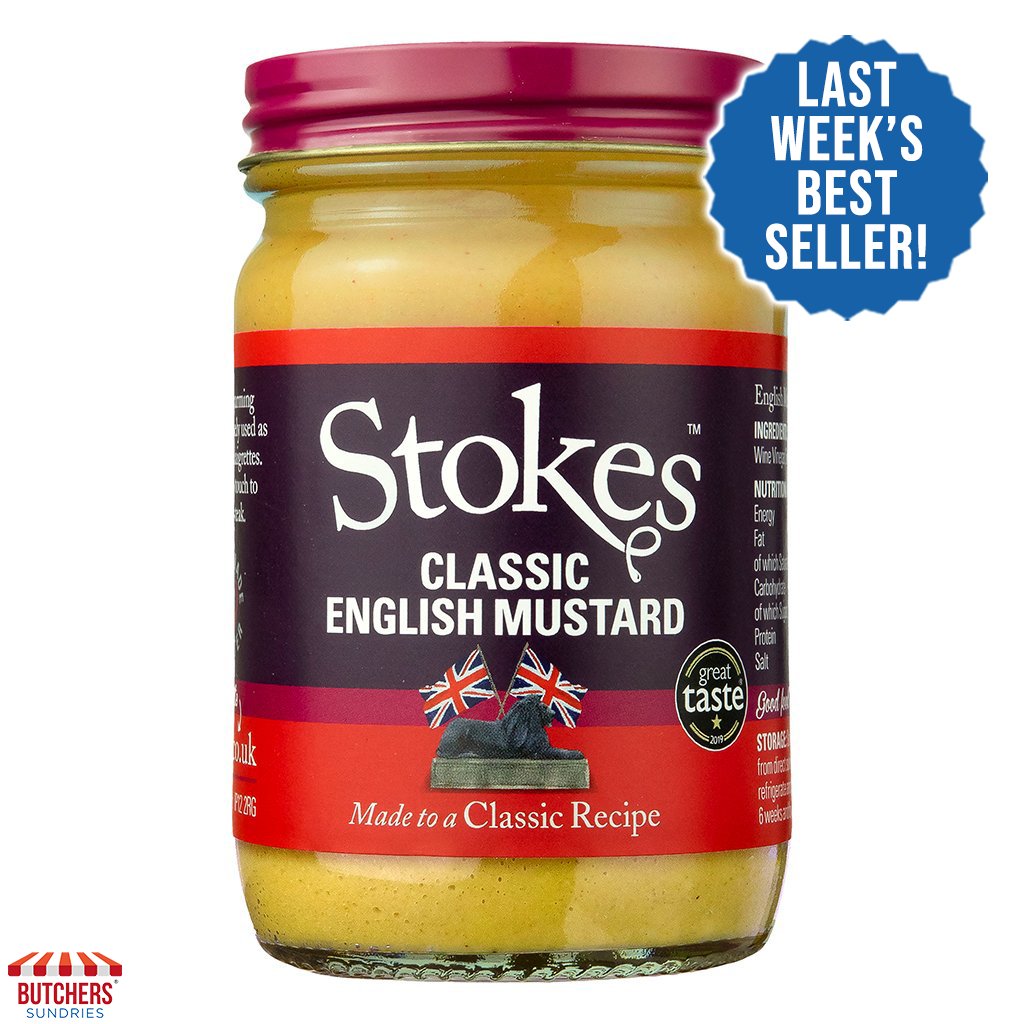 ButchersSundrie's tweet photo. Last Week’s Best Seller was our Stokes Classic English Mustard! 🎊

A dinner table essential, this Stokes Classic English Mustard is a traditional staple sauce that will be an ideal addition to a variety of dishes.

Shop Last Week’s Best Seller here: https://t.co/XkhrkC0uuc https://t.co/ogpgsQPcQJ