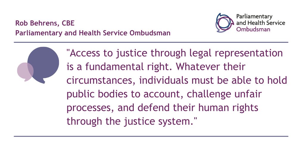 PHSOmbudsman's tweet photo. Ombudsman @RobBehrens1884 comments on our investigation which found 3 vulnerable people locked out of #LegalAid to challenge an unlawful deportation order.

Read the full story:  https://t.co/cDeWct6wrS 

#BarredFromJustice https://t.co/pk62Jd6441