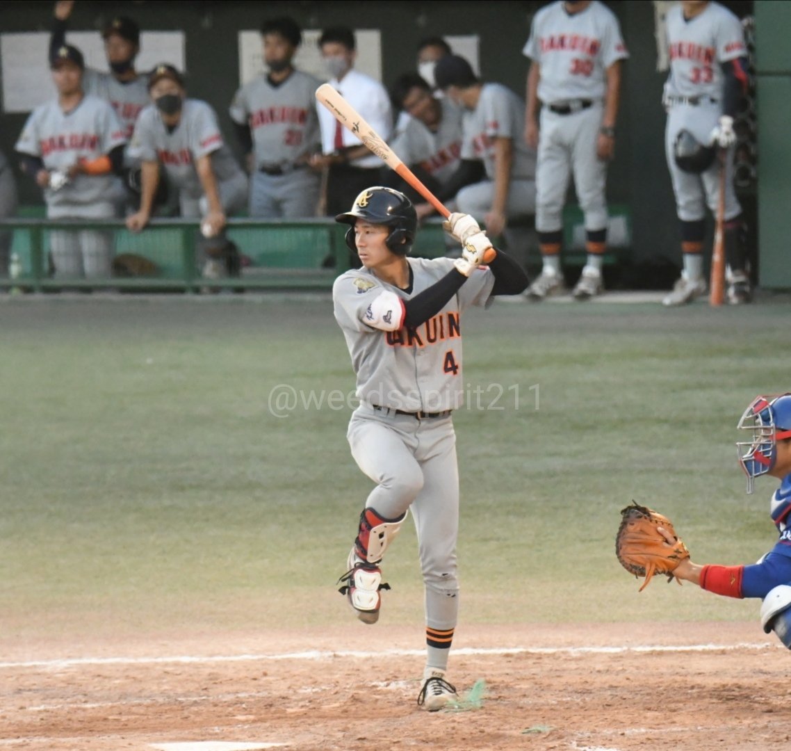 weedsspirit211's tweet photo. 2021年度愛知大学野球連盟
秋季リーグ戦
🏆打撃賞・ベストナイン🏆
#愛知学院大学
#鈴木健太(遊撃手③#東邦)

・主な成績
打率:0.478
 (23打数11安打)
失策:０

５割近い打率を残したヒットメーカー

小技も駆使し、常に先を狙う走塁は対戦校にとって脅威

新チームでは名門愛院大復活を託され主将に⚾ https://t.co/OoN93MHWB4