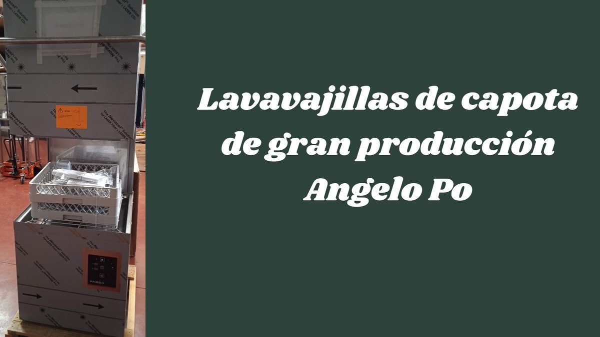 Montaje de #lavavajillas de #capota de gran #producción