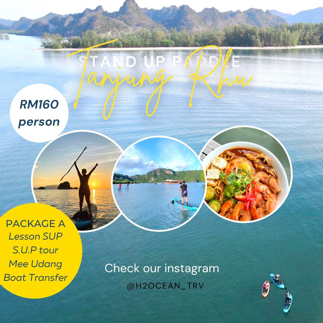 h2ocean_trv's tweet photo. Who prefer to focus more on SUPing, getting familiar with board and workout while exploring. This is for you. 2-3 hrs trip, depending on route and your energy. RM160 for lesson, guide, boat transfer, complimentary food &amp;3 hours trip. https://t.co/Pl6dodA0b4