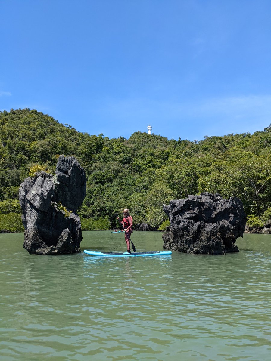 h2ocean_trv's tweet photo. Who prefer to focus more on SUPing, getting familiar with board and workout while exploring. This is for you. 2-3 hrs trip, depending on route and your energy. RM160 for lesson, guide, boat transfer, complimentary food &amp;3 hours trip. https://t.co/Pl6dodA0b4