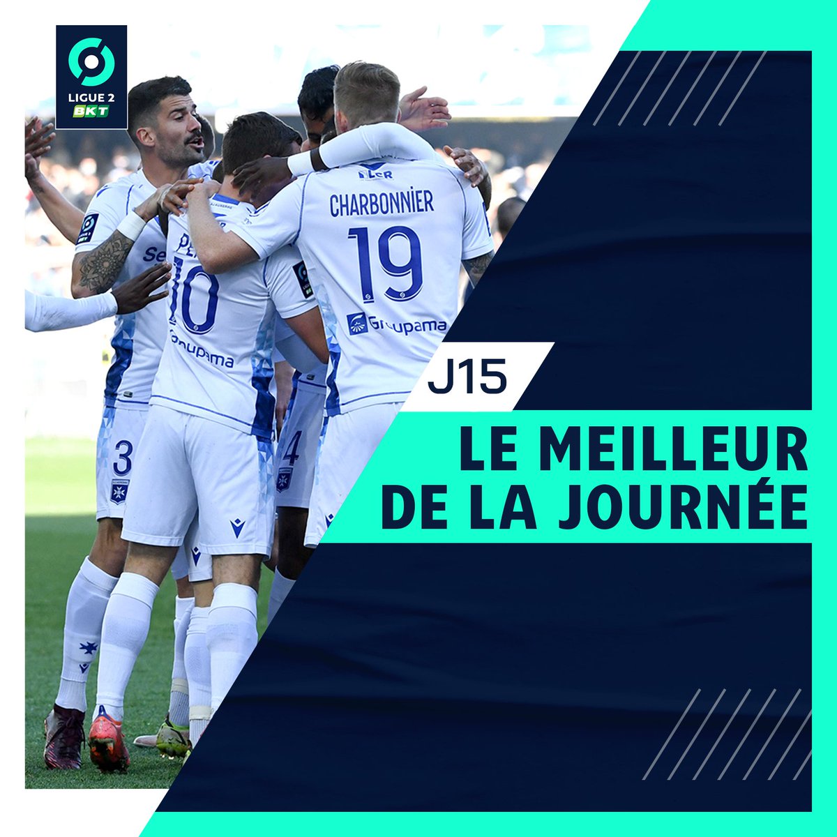 Ligue2BKT's tweet photo. ⚽️ Tous les buts
📝 Tous les résumés
🧤 #TopArrets
🥰 #TopButs 
🌟 Le Fait Marquant 

📹 Tout est ici ➡   https://t.co/MkYKHWYmje https://t.co/Mbdyp3xZEs