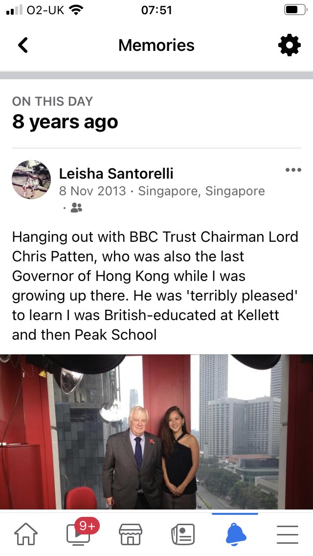 BBCLeisha's tweet photo. After a two-month break with family in Asia and conference in Portugal, today it’s back to work @BBCBusiness @bbcworldservice and #BBCEmbrace in London HQ, nicely kicked off by this Facebook reminder and an inbox with too many unread emails https://t.co/BWSQ4ePWOx