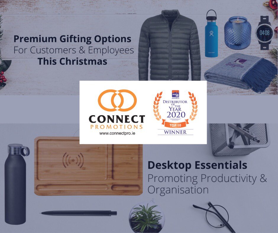 Shout out to @connectpromotions_ our Branded Merchandise Partner. A fantastic Irish company with a huge range of premium gifting options and products on their site incl
- onboarding packs
- rewards, recognition &amp; appreciation
- branding merchandise #execpaforum #brandingsolutions