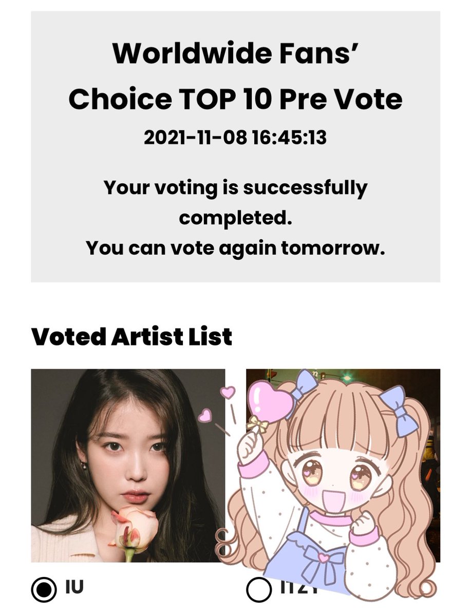 jieniepeach's tweet photo. เช็คชื่อ ,, ใครโหวตแล้วบ้าง แอบดูอยู่นะต้ะะ #MAMAVOTE #iu https://t.co/e9HbxrYSA6