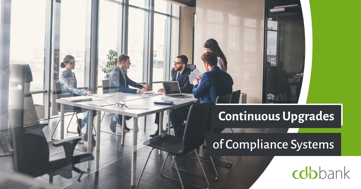 cdb_bank's tweet photo. We continuously upgrade our Compliance Systems for greater efficiency and customer satisfaction. 

ℹ️ https://t.co/O8lr5ctNS3

#cdbbank #WhyCdbbank #BankOnOurExperience https://t.co/36qy2gsucd