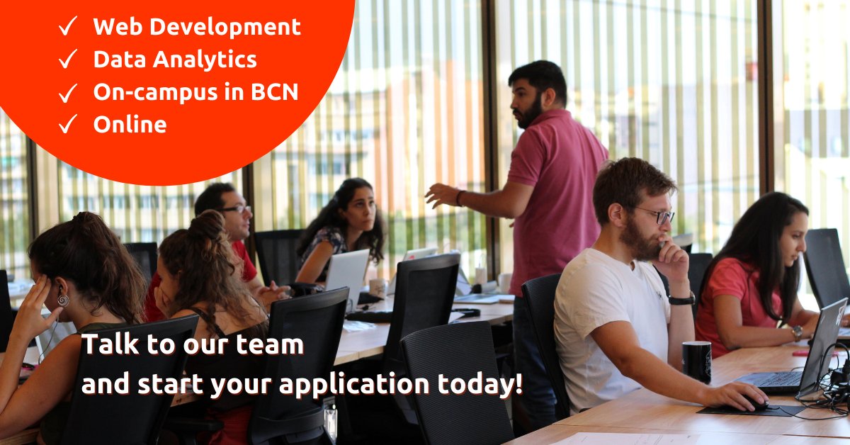 Need a change in your career? #Ubiqum will take you from complete beginner to your first job as a web and app developer or data analyst in just 5 months! 

Find out more. — hubs.la/H0-MjL30

#LearnToCode #WebDev #DataAnalytics #MachineLearning #Java #JavaScript #Python #R