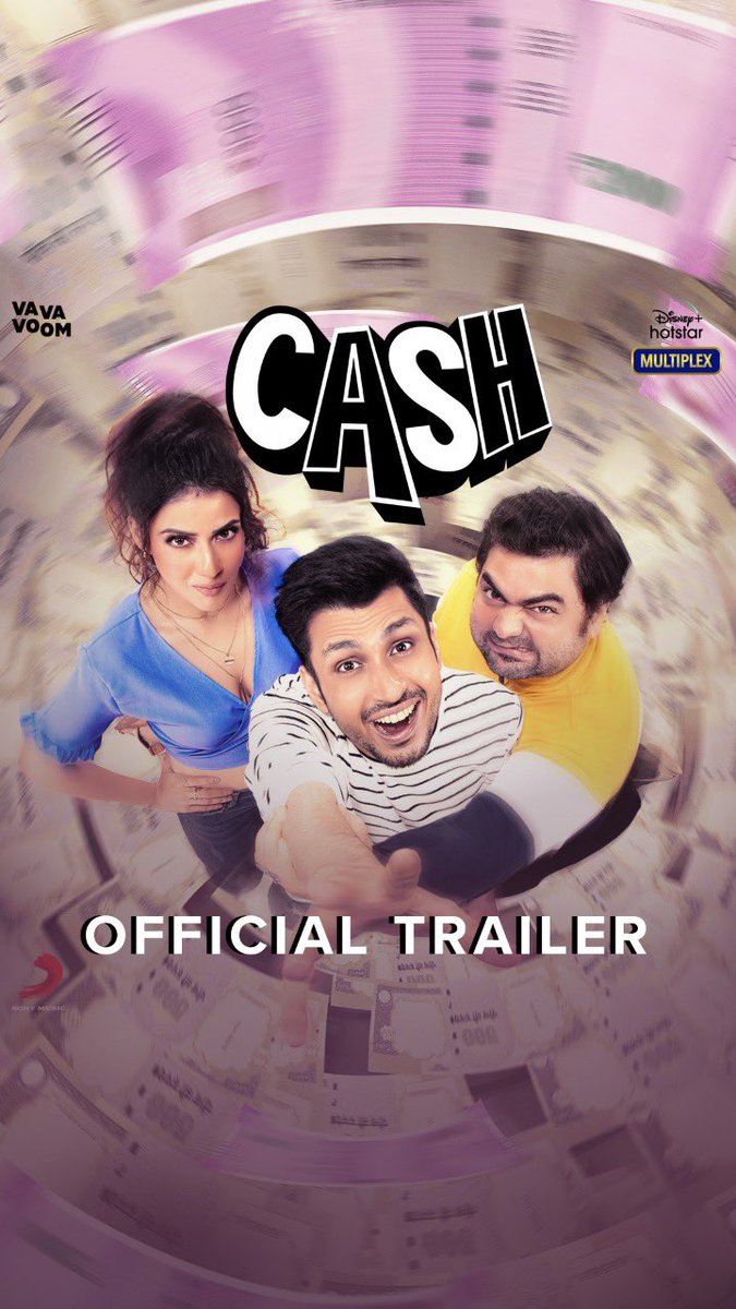 Trailer launch!From 1000 to Zero to Hero. #Demonetisation #Notebandi ka start-up. 
Watch #Trailer     
@visheshb7 <a href="/amolparashar/">Amol</a> @gulshangroverGG <a href="/swanandkirkire/">Swanand Kirkire</a>
<a href="/ThisIsVaVaVoom/">VA VA VOOM</a> 
 #CashFilmOnHotstar from Nov 19 @DisneyPlusHS <a href="/sonymusicindia/">Sony Music India</a>
bit.ly/cashfilmtrailer