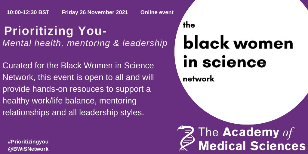 AMS_Careers's tweet photo. Our next CDE has been curated for the @BWiSNetwork. The Black Women in Science (BWiS) Network is a community for women of African and Caribbean heritage in various stages of their scientific careers. https://t.co/yye1FEH1x6