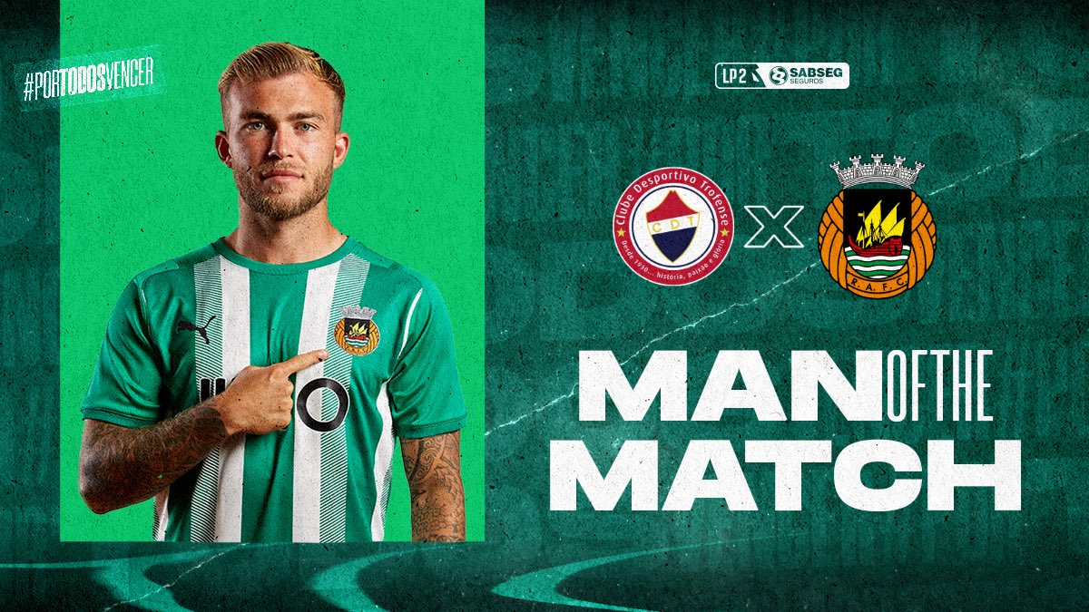 RioAve_FC's tweet photo. @Guga810 foi eleito o Man of the Match do #CDTRAFC. 🥇
Parabéns Guga. 👏
#PorTodosVencer #RAFC #LigaPortugalSABSEG https://t.co/prWpSezrfA