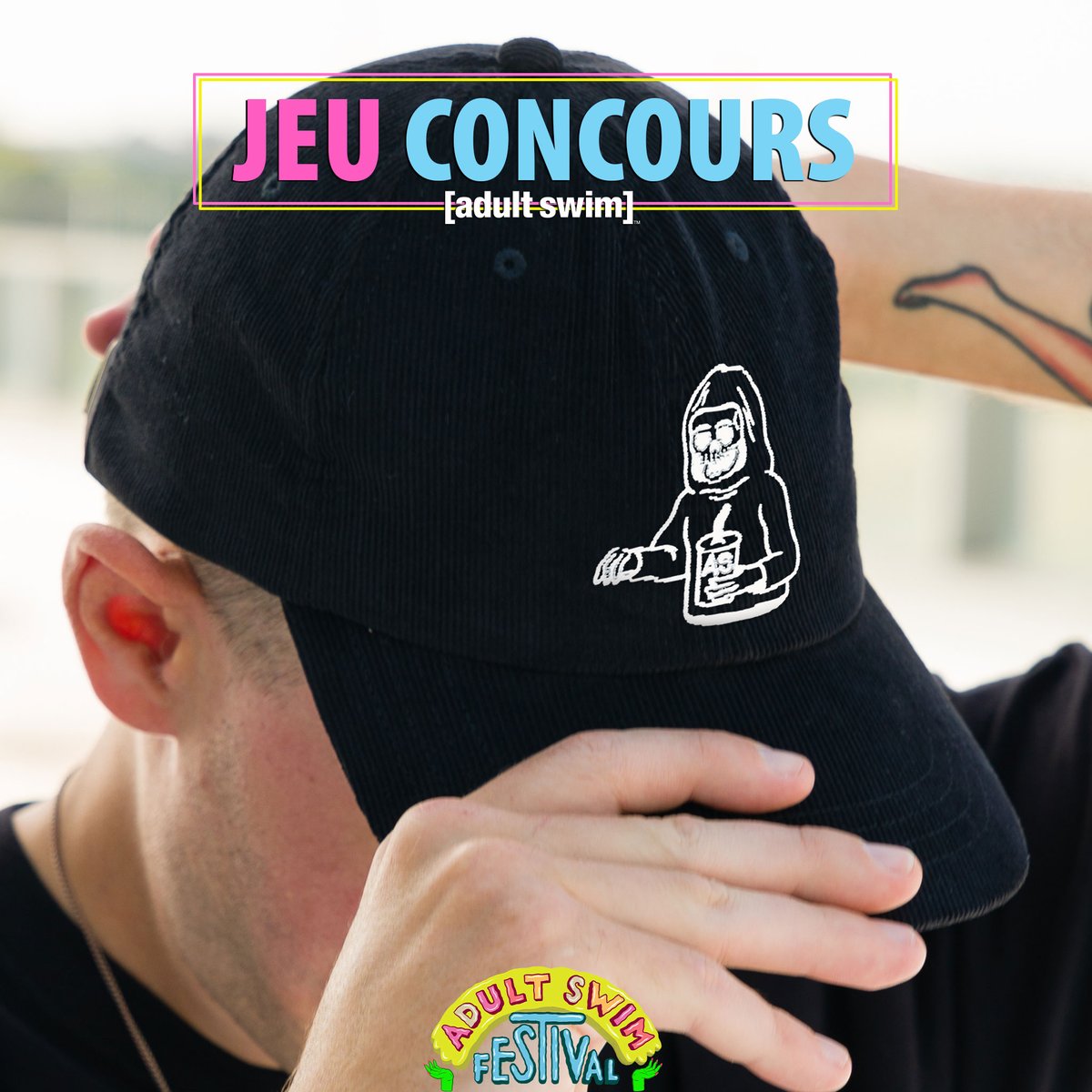 WarnerTVNext's tweet photo. 👾 JEU CONCOURS 2/6 👾

1 casquette #AdultSwimFestival à gagner !

Pour participer : RT + Follow @AdultSwimFrance

Tirage au sort le 15/10. Règlement concours :  https://t.co/MQSbZcOPEm https://t.co/VKMsFUVJPQ
