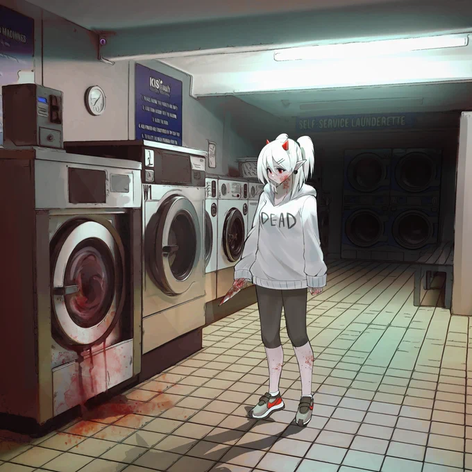 Eve.
My first original character that started me off on short horror stories based on mostly images. 