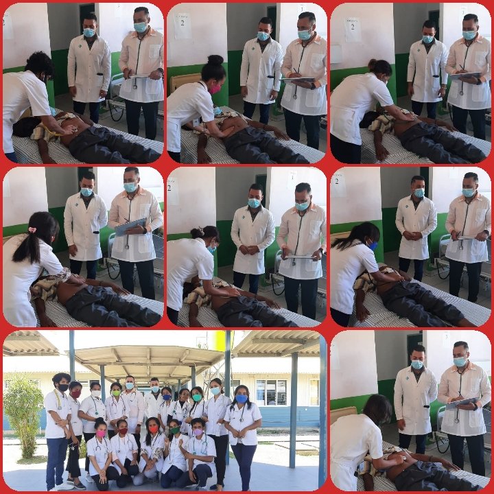 CubacooperaTlCo's tweet photo. (...) porque hay que ver la calidad humana de nuestros médicos, de la nueva generación de médicos(...) #FidelEnUnaFrase Hoy examen práctico final de la rotación de Cirugía 4to año  Seguimos formando médicos para #TimorLeste #CubaEsSolidaridad @MINSAPCuba @japortalmiranda https://t.co/MwIUhZP4Ax