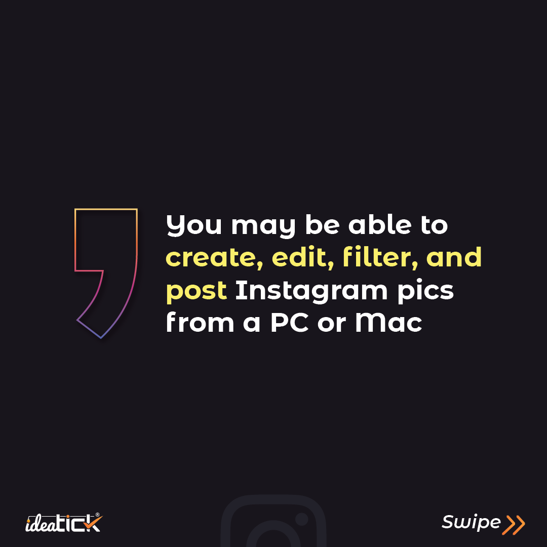 ideatickglobal's tweet photo. What do you think about Instagram updates? 
#ideatick #facebook #instagram #instagramupdates #updates2021 #instagram2021updates https://t.co/FjWqGgYAs7