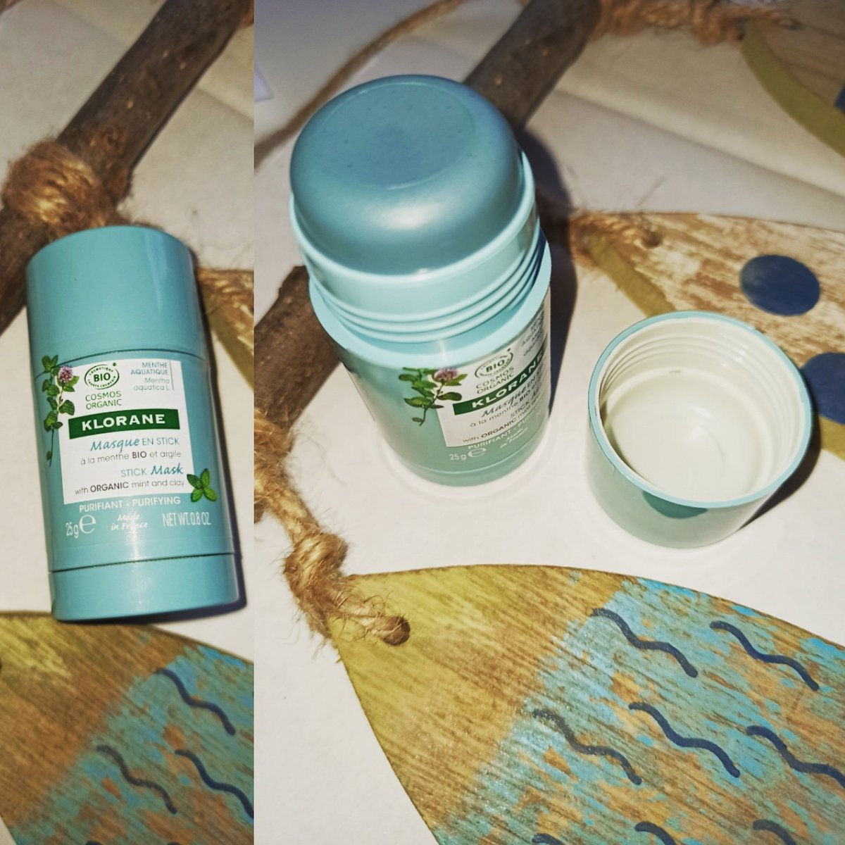A_test_concours's tweet photo. Test Masque en stick à la menthe bio et argile - purifiant @klorane_france @sampleo_france
Je recommande le concept est vraiment top
#sampleo #klorane #masquevisage #masque #stick #menthe #argile #bio #cosmosorganic #cosmetiquesolideklorane #kloranezerodechet #testproduit https://t.co/HLzejj02ft