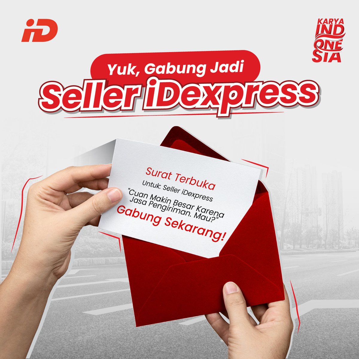 Bukan cuma seller yang auto bahagia, pelanggan kamu juga. 

Selain ongkir yang dijamin ekonomis, iDexpress siap melayani pengiriman kamu selama 365 hari, GRATIS pickup tanpa minimal jumlah dan masih banyak lagi. 

Gabung Brand kamu bareng iDexpress untuk dapet banyak keuntungan.