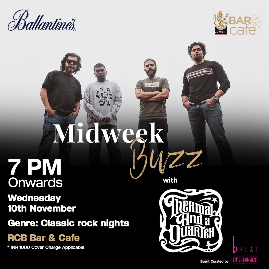 taaqative's tweet photo. Land up, y'all. Should be fun. Long time!
Entry Free, fully redeemable cover only.
#TAAQLive #BangaloreRock #TAAQMusic @rcbbarcafe @thebflatbar https://t.co/9onvVdZ2Tl