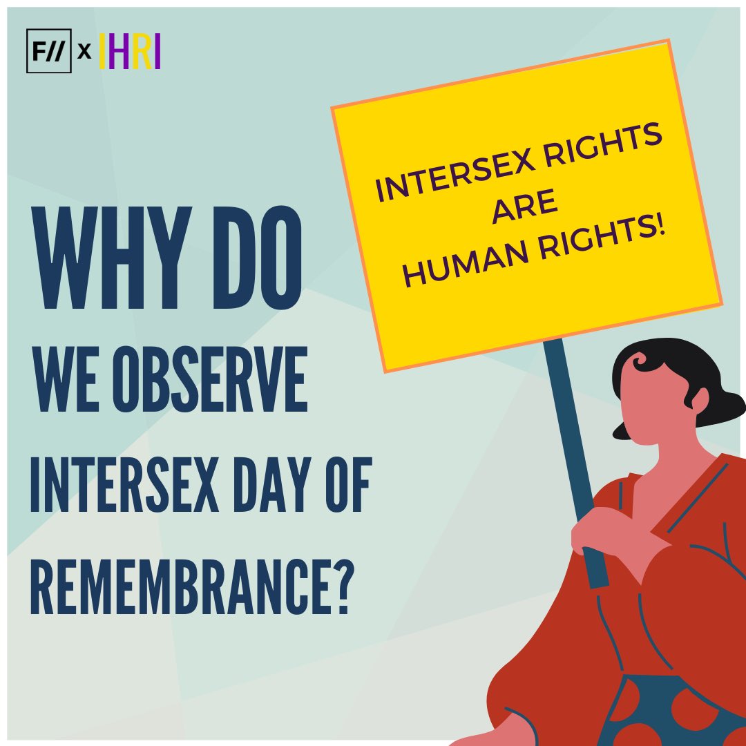 #IntersexDayOfRemembrance, 8/11 also known as #IntersexSolidarityDay, is an internationally observed civil awareness day designed to highlight issues faced by intersex people.💛💜💛