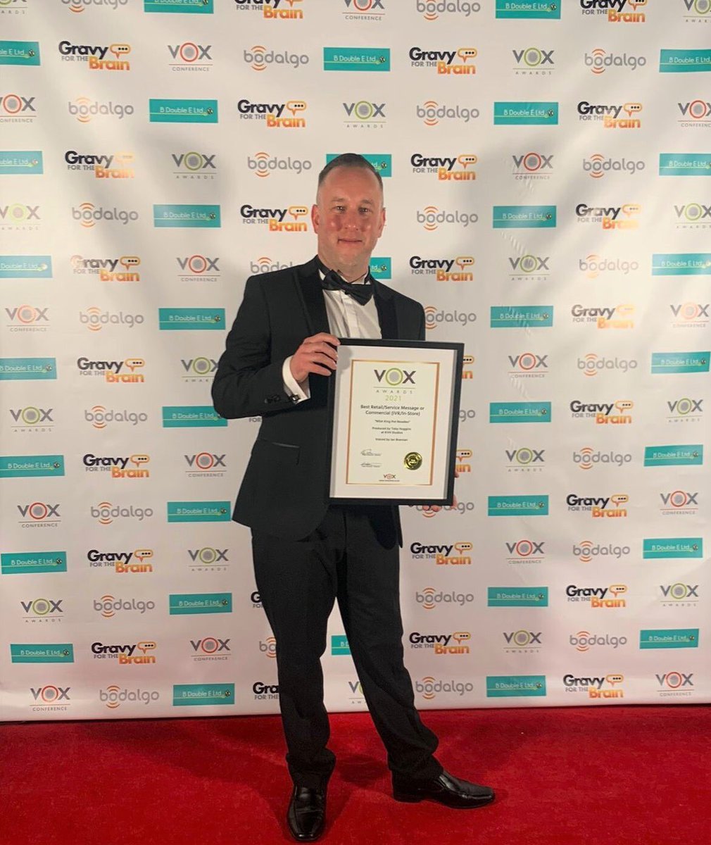 IMS__Studios's tweet photo. And we’ve done it again! #Winners of the best retail commercial for @NisaLocally King Pot Noodles at the @VoxEvents awards 2021! Produced by @TobyHuggins, written by Steven Marshment and voiced by Ian Brannan

Well done team! Racking them up now!💪

#VOXawards2021 #Award #Winning https://t.co/D0b5PBhUh7