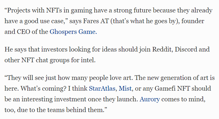 GhospersGame's tweet photo. 📰FORBES ARTICLE📰

👻Fares, the CEO of Ghospers Game gives his opinion on NFTs on Forbes!

👇Read the full article below👇

🔗 https://t.co/ZH7MjofHxE https://t.co/6jOUHgRrwZ