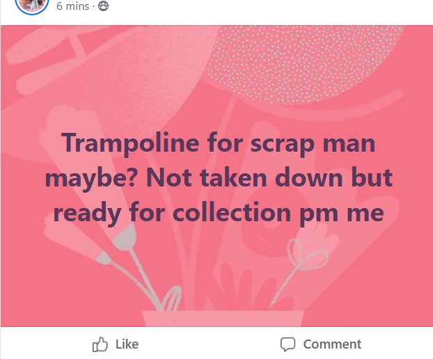 FriendsYet's tweet image. The local #Facebook page seems to be turning into a #cryptic crossword generator - 
What is the answer to 3 down??