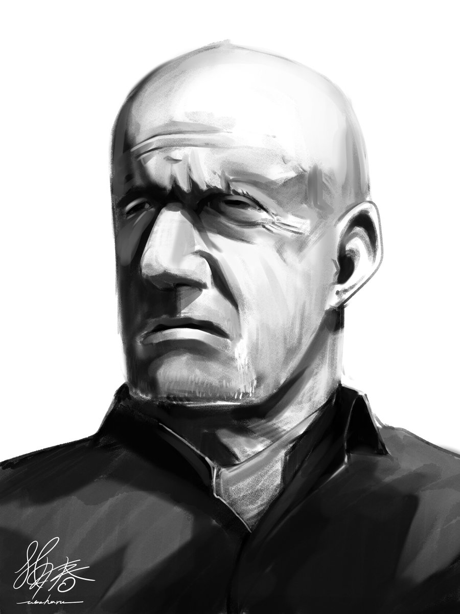 息抜きに好きなドラマのキャラ描いて勝手に語るよ ブレイキングバッドで登場する凄 梅春のイラスト