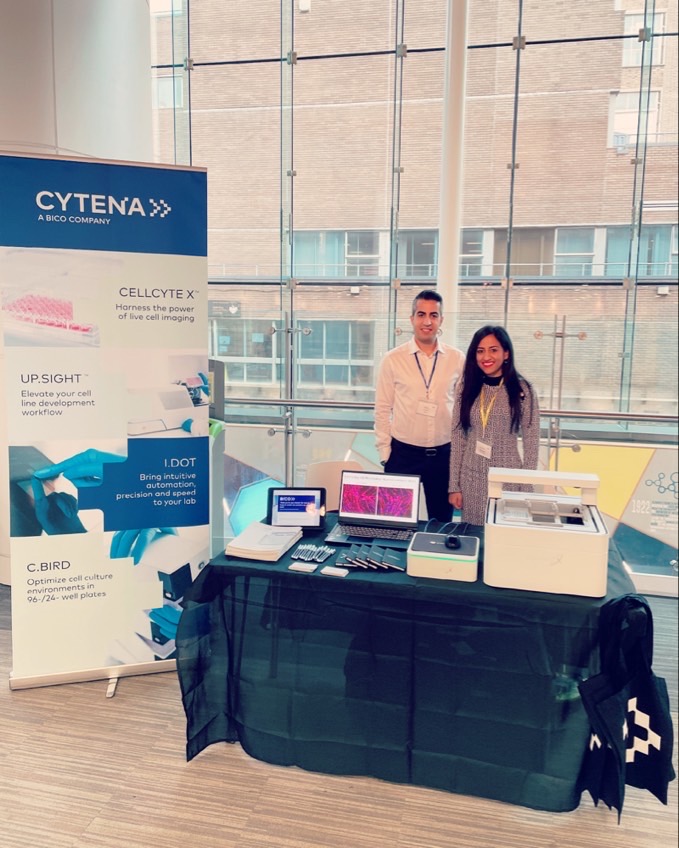 cytena's tweet photo. We’re at the IBIN networking event at the University of Birmingham today! Don’t miss Dr. Shehnaz Ahmed’s talk, “Harnessing the Power of Live Cell Imaging”, starting at 1:30 p.m. GMT.
#cellcytex #livecellimaging #cytena #universityofbirmingham #imaging#bioconvergence https://t.co/oPt7PPlRqK
