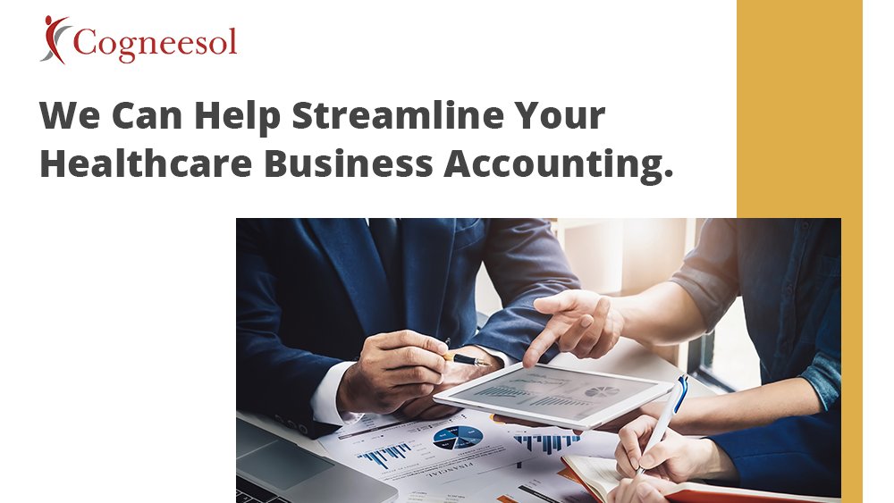 Want to increase profits in your healthcare business, but maintaining its financials keeps you distracted? <a href="/Cogneesol/">Cogneesol</a> accounting experts can help you manage #financeandaccounting, enabling you to focus on revenue creation. Visit us today! bit.ly/3kcMAR1