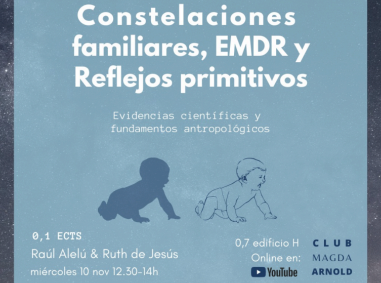 El Club Magda Arnold organiza la conferencia 'Constelaciones familiares, EMDR y reflejos primarios ¿ciencia o ficción?' impartida por nuestros profesores del Grado en Psicología, Raúl Alelú y Ruth de Jesús.
¡Inscríbete aquí!
docs.google.com/forms/d/e/1FAI…