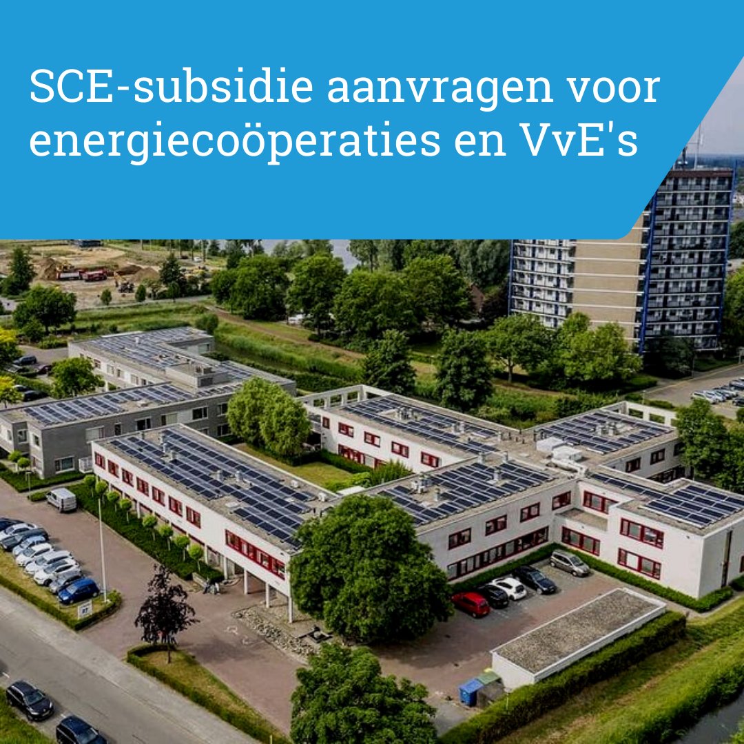 beterduurzaam's tweet photo. Speciaal voor energiecoöperaties en VvE’s die duurzame elektriciteit willen opwekken, heeft de overheid de SCE (Subsidieregeling) in het leven geroepen.

Lees meer via https://t.co/nPgRPmEbtT

#zonnepanelen #energiebesparing #duurzaam #VvE #energiecooperaties https://t.co/FLFSeVH9X4