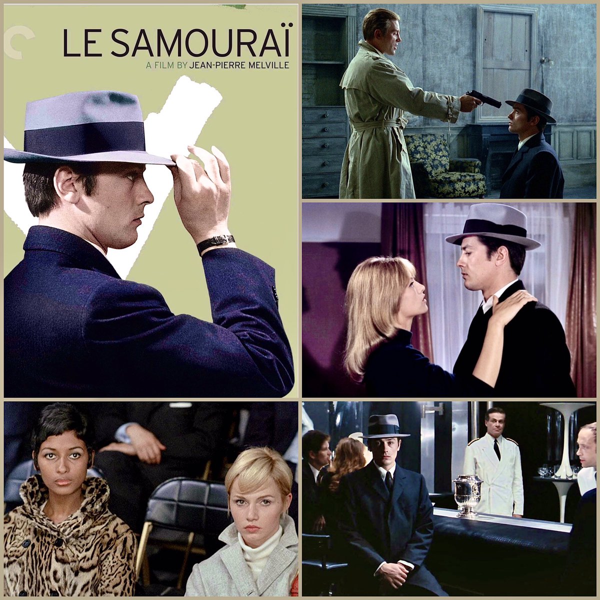 “Le Samouraï” (1967) dir. Jean-Pierre Melville

#AlainDelon
#FrançoisPérier
#NathalieDelon
#CathyRosier
#CatherineJourdan 

🎬#FilmTwitter🎥

#FrenchNoir #Noirvember #FilmNoir