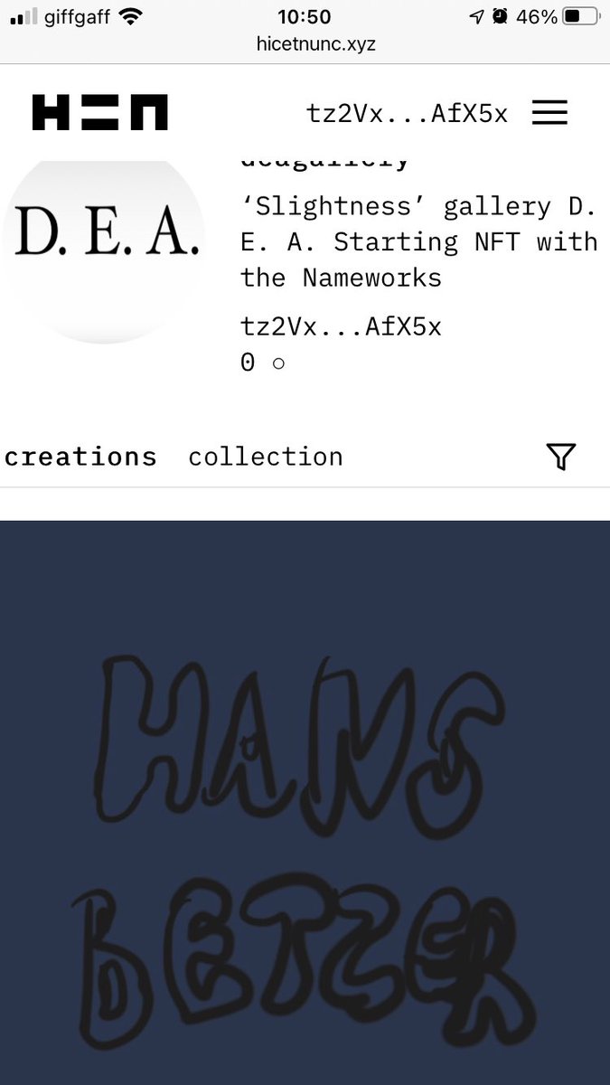 Just minted the first D.E.A. NFT . We are still adjusting to the new reality. We still don’t know how to offer this NFT opportunity  effectively and maybe that is as it should be….For now #NFTs #newnft #nfthelp #nftfails #NFTdrop