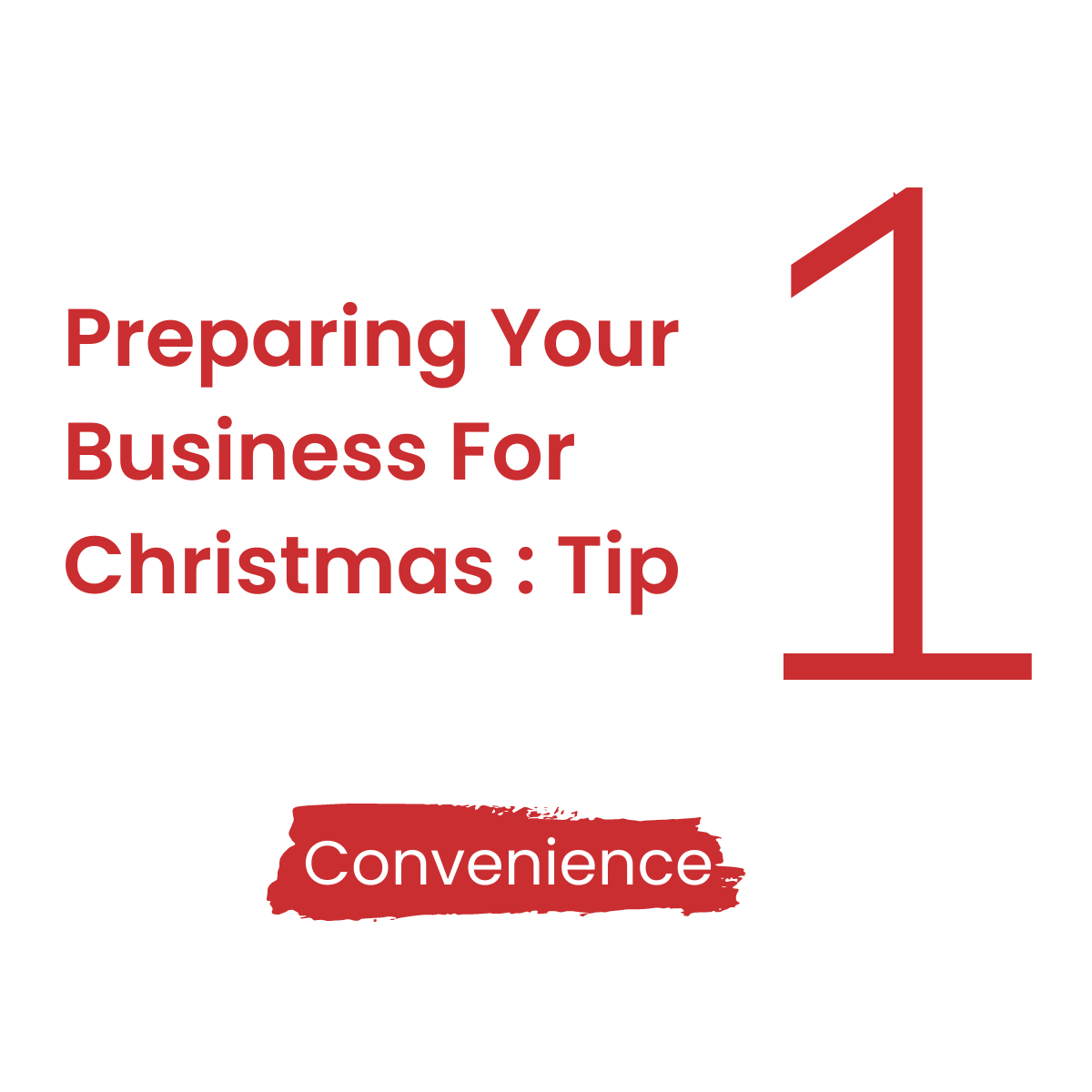 After recent times, convenience is paramount to customers.

It is important to provide customers with a simple purchasing experience while providing basic promotions.

Book a meeting to discuss your Christmas marketing: ow.ly/F8eO50GGcWB