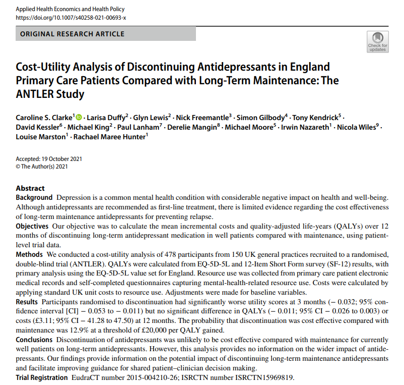 MarstonLouise's tweet photo. @ANTLERtrial Health economic paper published today https://t.co/Vr9MQSUVEO https://t.co/N3ifR3S1UI
