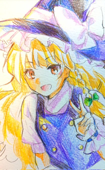 久々にアナログで落書きした! 