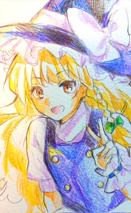 久々にアナログで落書きした! 