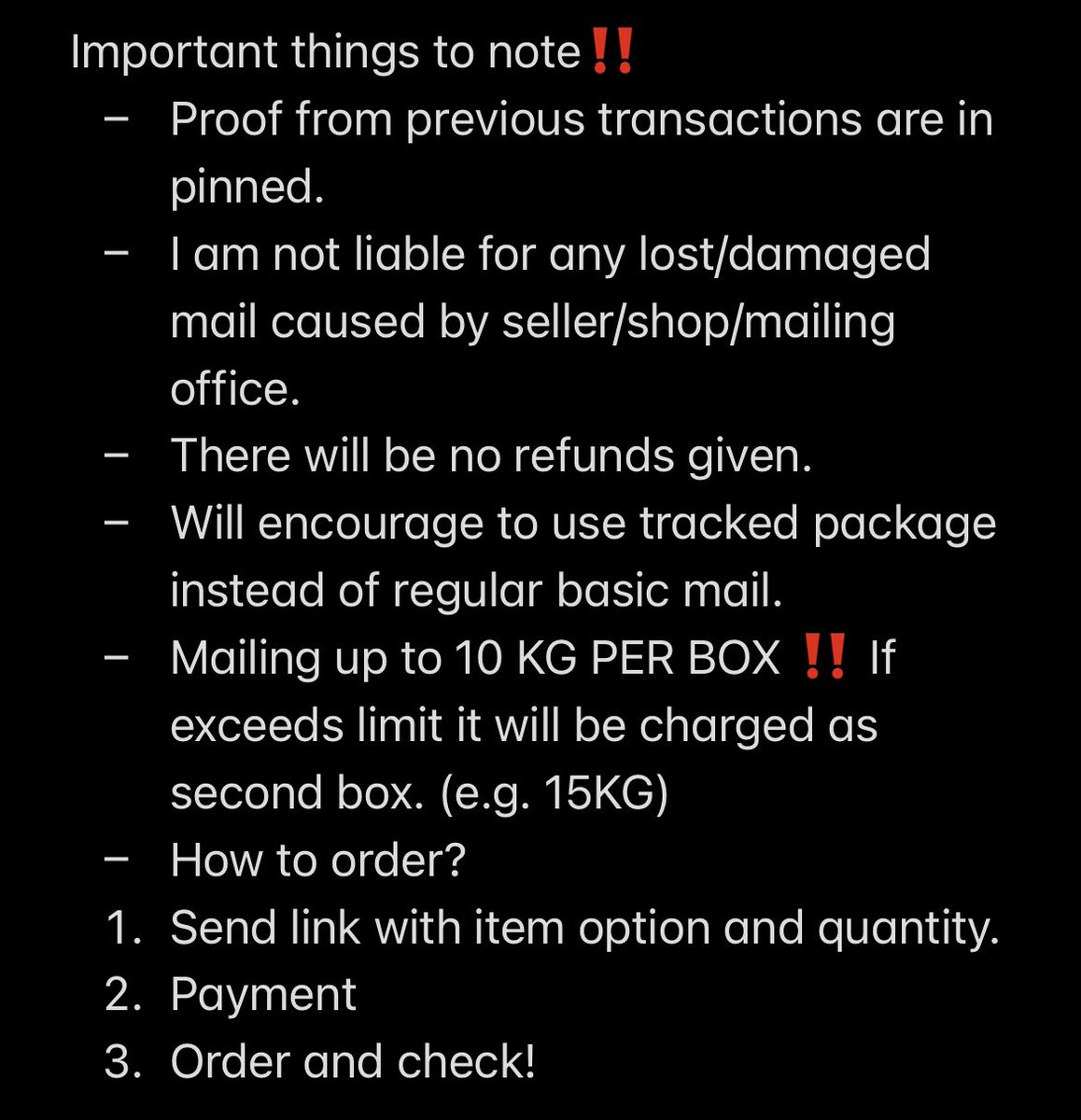 bbangbye_'s tweet photo. Read before buying 🍀 https://t.co/1465n2z4er