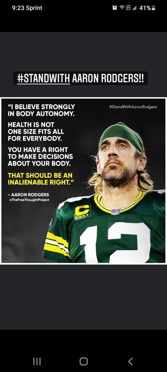 JuicedPackerFan's tweet photo. @AaronRodgers12 https://t.co/Nggco8Aoc8