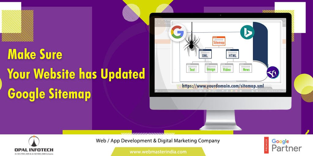 Opal_Infotech's tweet photo. “Get Better Indexing & Listing of Your Website with Updated Sitemap”
The incorporation of an updated sitemap will assist to improve your website's ranking on SERPs.
Visit Us - https://t.co/AuVrSUWWdB
#OpalInfotech #Sitemap #UpdateSitemaps #SitemapBenefits #GoogleSitemap https://t.co/x2USqu9Pad