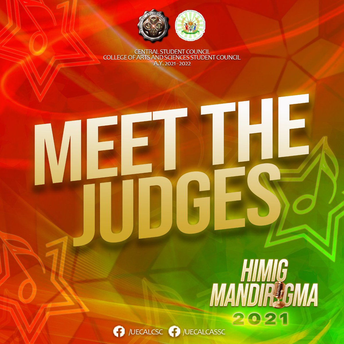 UECSC_Official's tweet photo. Should your piece be the symphony this Christmas? ππΌ
Himig Warriors, we proudly present our HURADOS for our much-awaited Himig Mandirigma: A Song Writing Competition 2021!
#HimigMandirigma2021
#CSC2122
#CASSC2122 https://t.co/34VE6zG17L
