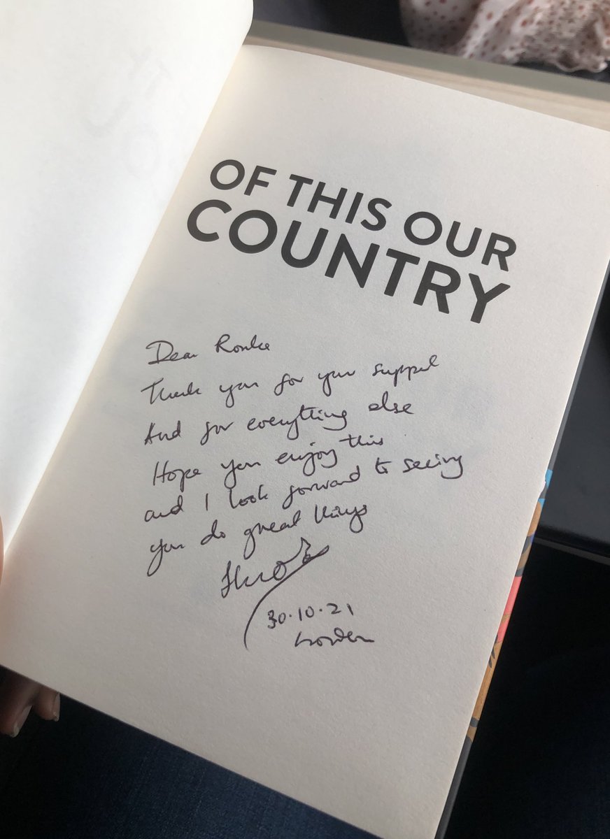 OyeRonke_'s tweet image. Enjoyed reading my specially signed copy (thank you @ikeanya) of #OfThisOurCountry with essays written by amazing people, some of whom I am privileged to know

Some essays took me back to growing up in Nigeria, &amp;amp; left me very grateful for the love &amp;amp; memories from my parents