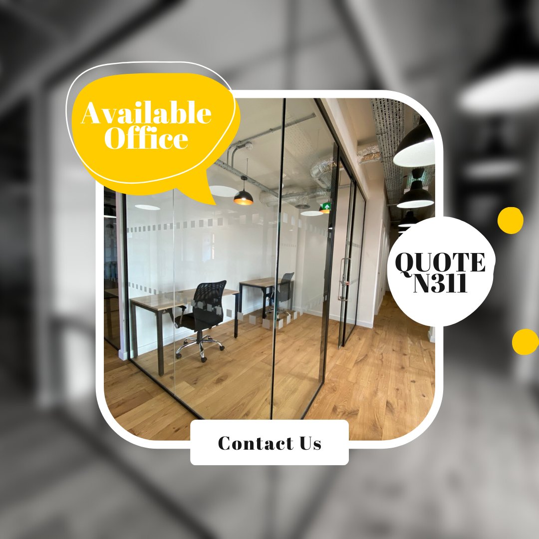 cubowork's tweet photo. Available office!! We have a spacious 2-person office available on our 3rd floor at Cubo #Nottingham πΏπ
Get in touch today:
enquiries@cubowork.com
01332 977 700
Or visit our website:
https://t.co/UzgBZvu4RM
#nottsoffice #coworking #privateoffice #nottslife #smallbusiness https://t.co/FS89AkfEKe