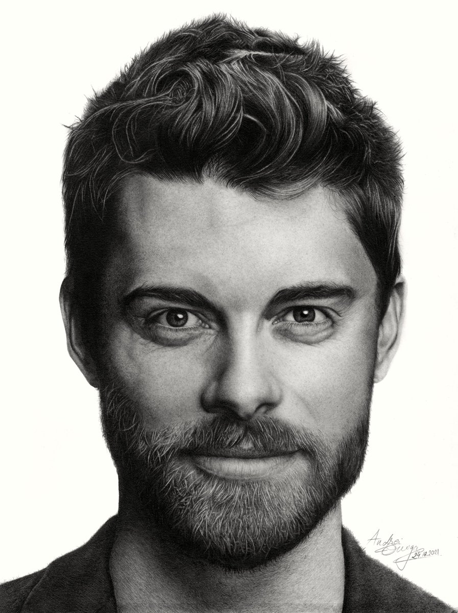 razvan_oniga's tweet photo. My new graphite drawing: the amazing @LukeMitchell__ 

Full drawing video: https://t.co/cLJsNPQlWZ https://t.co/8YvchmKrZ8
