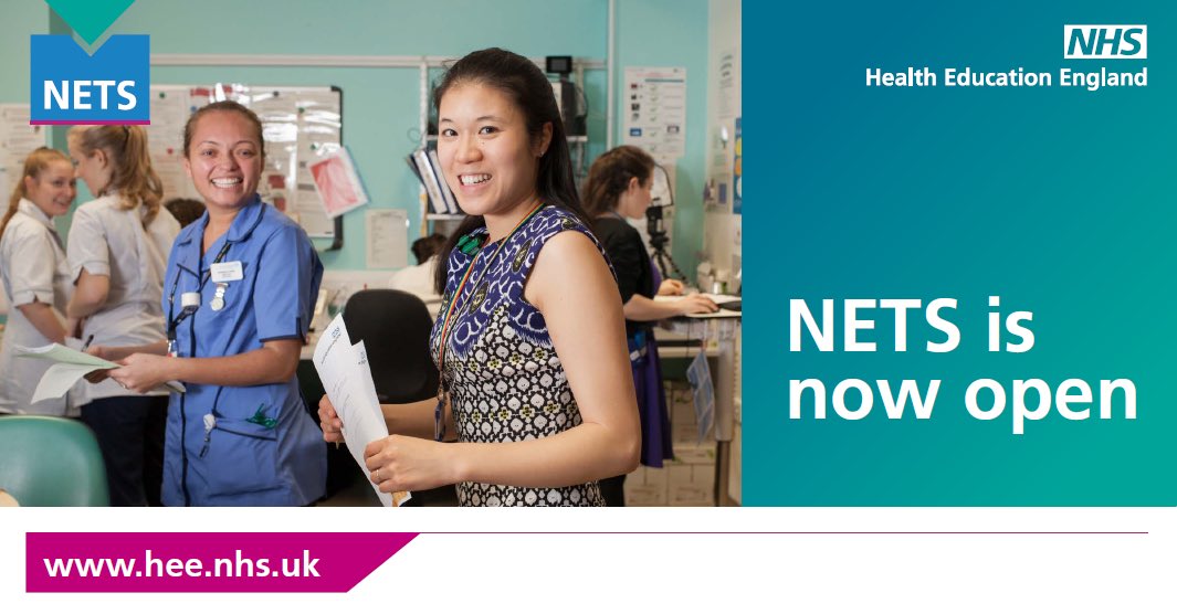 Calling all undergraduate and postgraduate students undertaking practice placement or training post in healthcare. Please complete the NETS survey. Have your opportunity to say what you think about the quality of your education and training. poll.hee.nhs.uk/s/netsnov21/