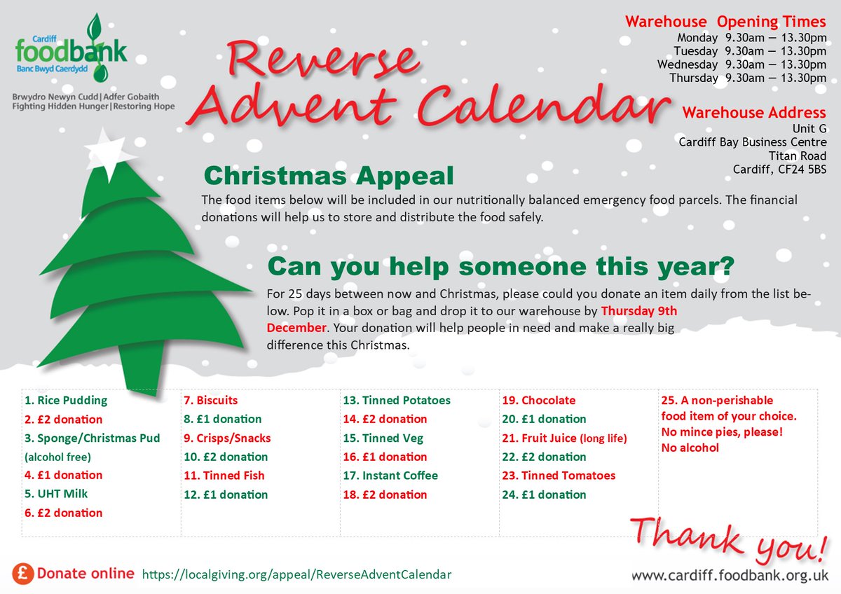 Cardiff Foodbank tweet media