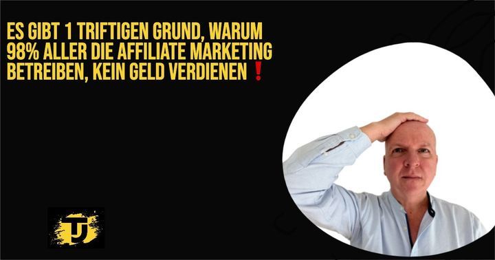 "Es gibt 1 triftigen Grund, warum 98% aller die Affiliate Marketing betreiben, kein Geld verdienen❗"
bit.ly/3w6EsGG