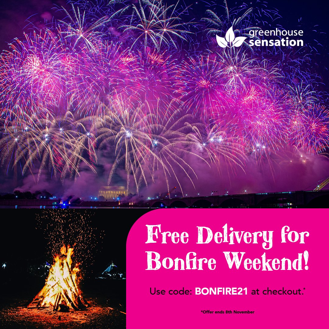 Free Delivery for Bonfire weekend!
Use code: BONFIRE21 at checkout.*
*Offer ends 8th November 
bit.ly/2MLjoAn