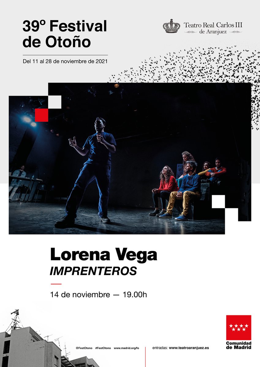 Imprenteros es una obra de teatro documental que nos cuenta cómo la familia de Lorena Vega, que también protagoniza el show, perdió la imprenta en la que siempre había trabajado su padre. 

Lo podrás ver el domingo 14 a las 19:00 🎟 bit.ly/3khuDRw